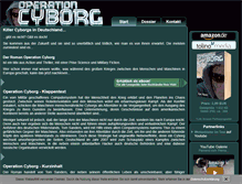 Tablet Screenshot of operation-cyborg.de